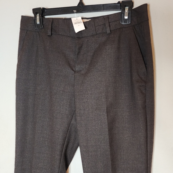 NWT Banana Republic Brown Wool Blend Martin Fit Dress Pant Trouser Womens Size 4 - Picture 13 of 14